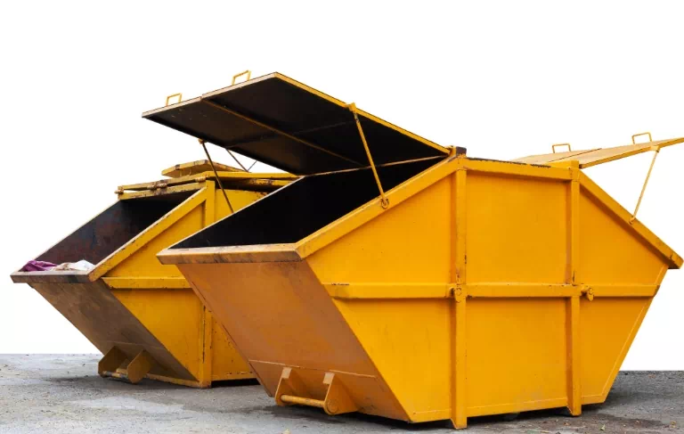 żółte kontenery